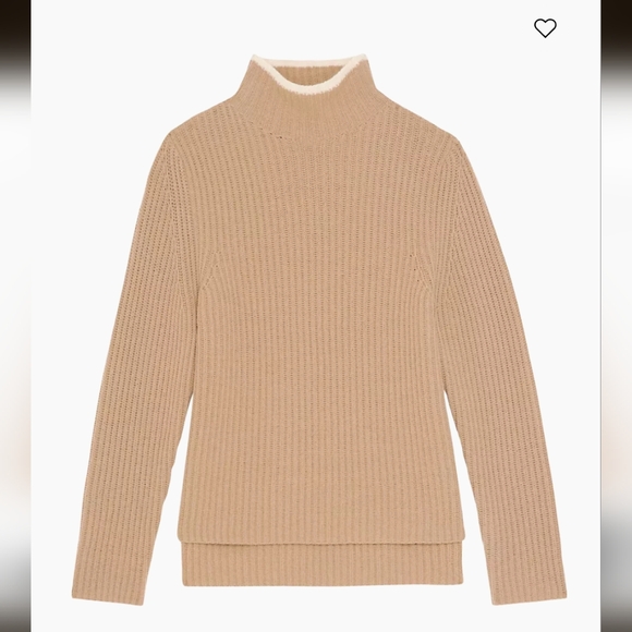Theory Wool/Cashmere Turtleneck Rib-Knit Sweater size S - Picture 9 of 9